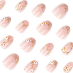 Bloazife application kit with stickers, file and cuticle stick, fast at-home use