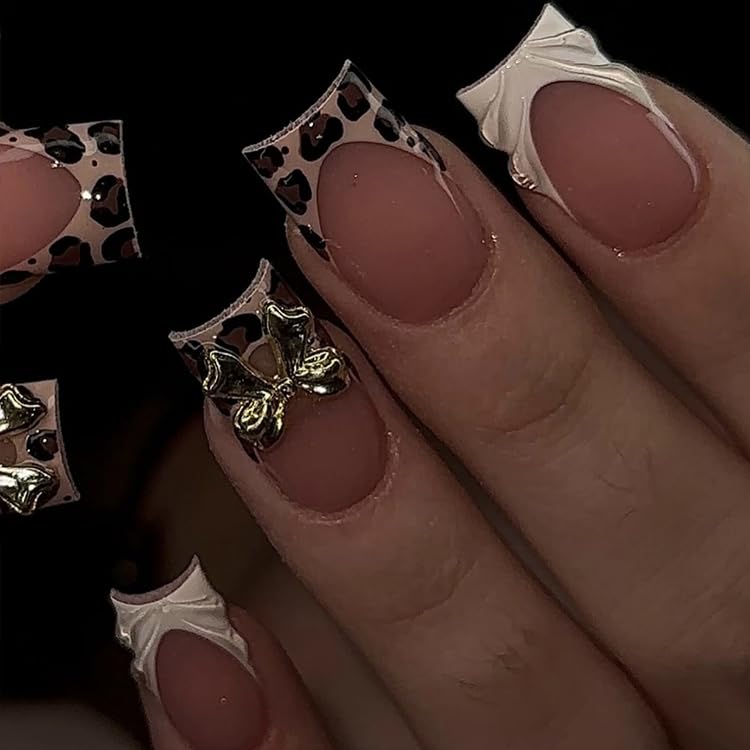 Bloazife gold bow close-up highlighting 3D accent and luxe finish