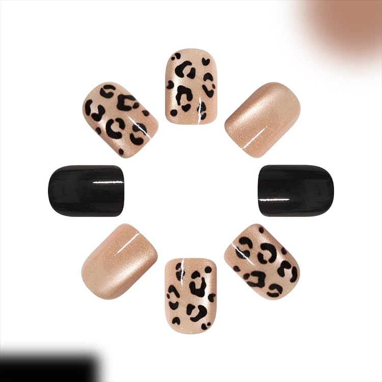 Bloazife side profile of short square nails showing comfortable, practical length