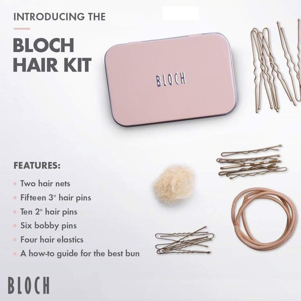 Close-up of Bloch pins nets and elastics highlighting durable fasteners for secure hold