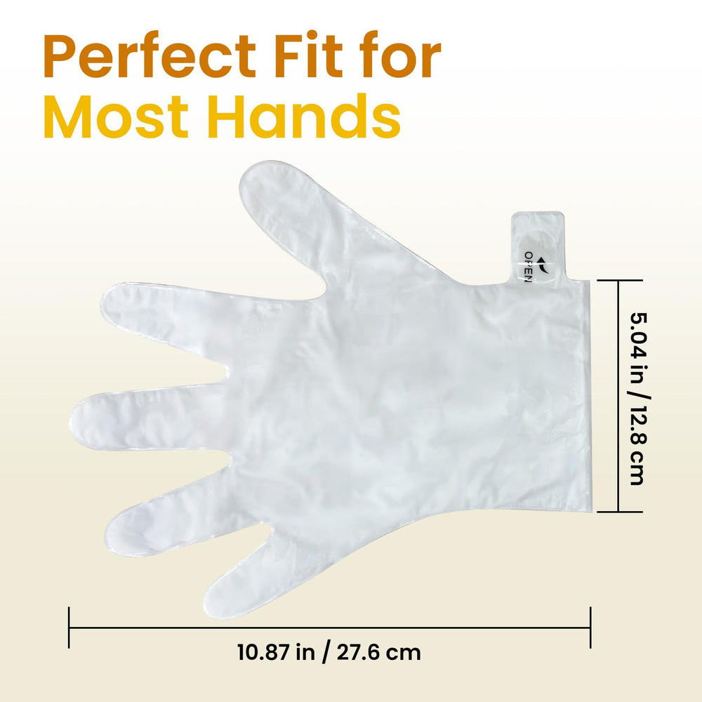 BLOOMORA gloves worn while relaxing to demonstrate easy self-care