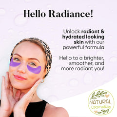 BLOOMORA single patch on under eye demonstrating cooling fit and comfort