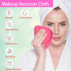 BloomSesame close-up of microfiber fibers showing gentle lift for makeup and oils