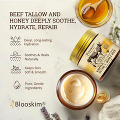 Blooskim whipped texture closeup demonstrating light, fast-absorbing finish