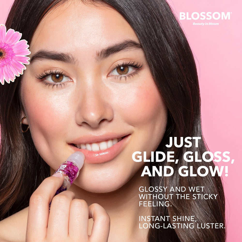 Blossom watermelon-scented tube displayed to show lightweight moisturizing benefit