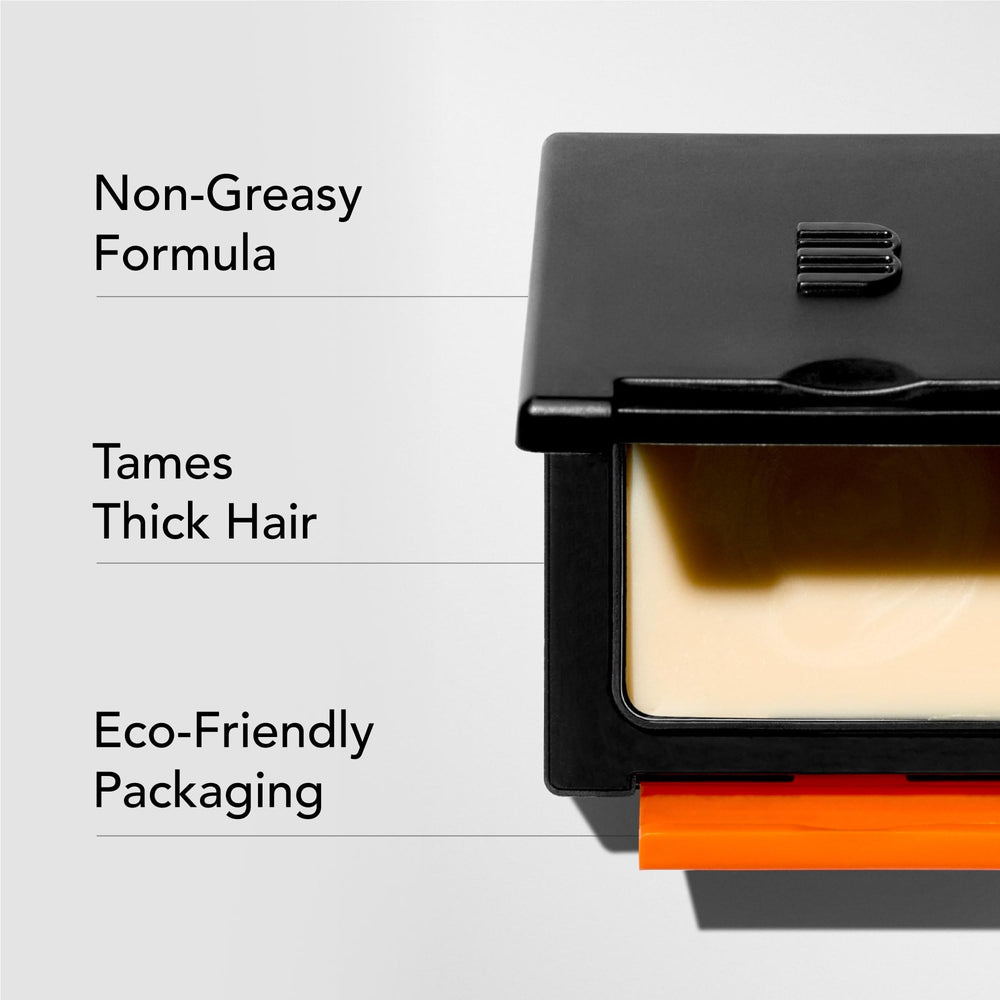 BluMaan clay beside a coin showing the 2.5 oz size for travel-friendly use