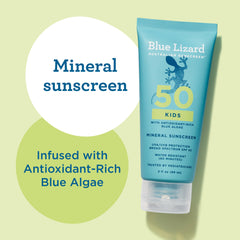 Blue Lizard Blue Algae ingredient visual highlighting antioxidant benefit