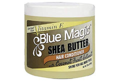 Blue Magic front jar showing label and 12-ounce size for easy identification and use