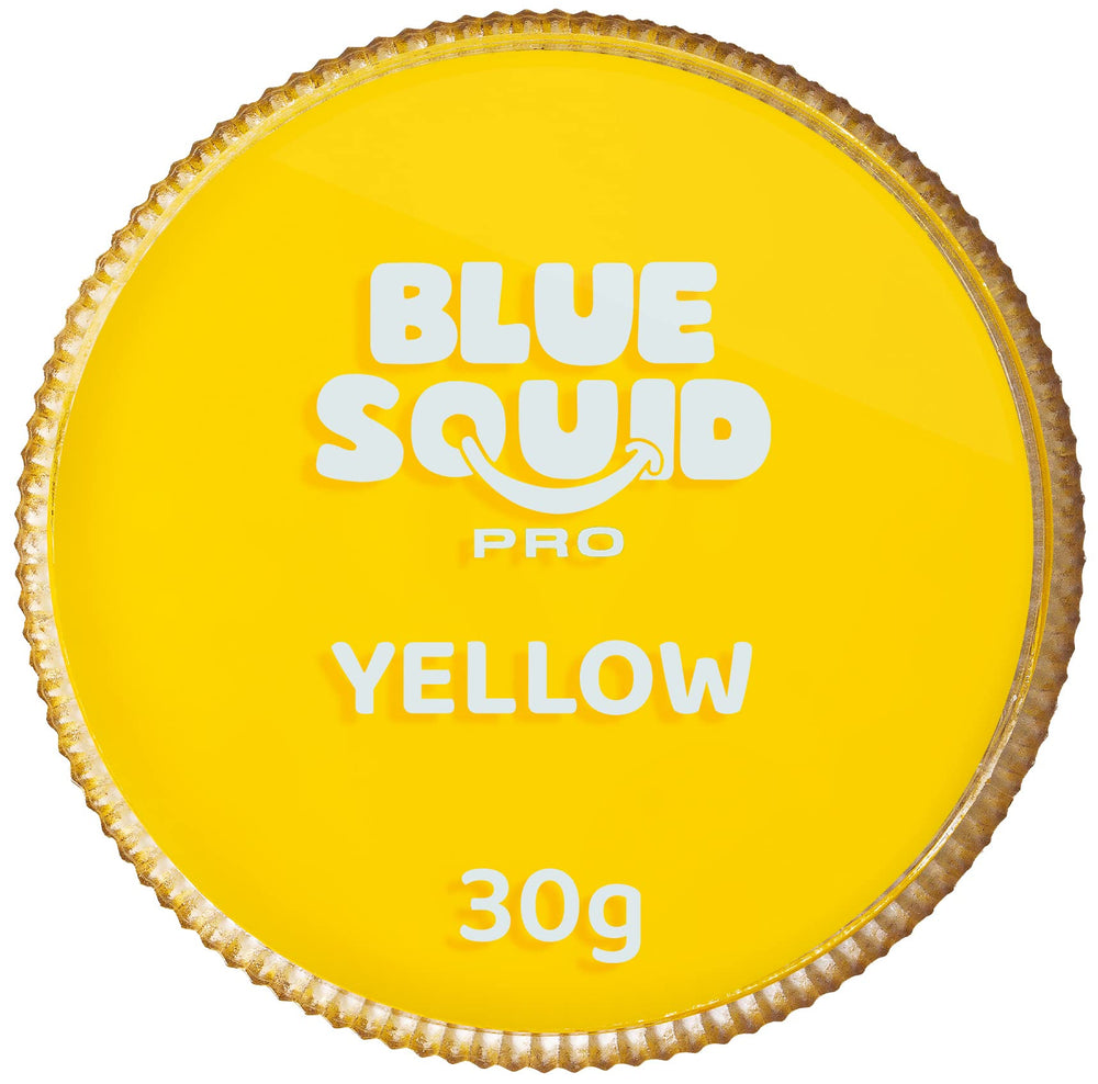 Blue Squid yellow front packaging showing brand and vibrant color benefit
