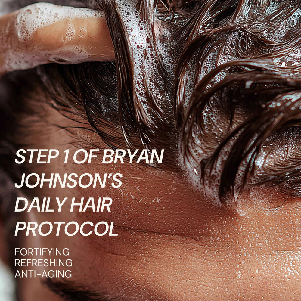 Blueprint Bryan Johnson foam texture close-up demonstrating rich lather and gentle cleansing