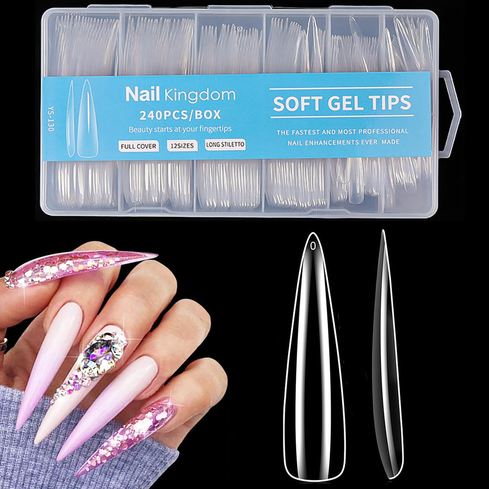 BlueZOO front packaging showing 240 clear tips and benefits