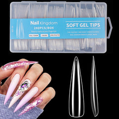 BlueZOO front packaging showing 240 clear tips and benefits