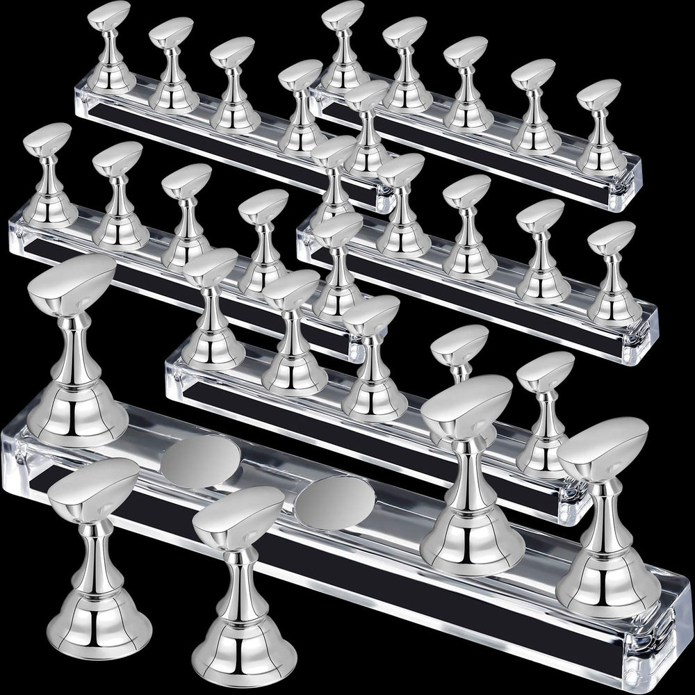Blulu acrylic stand front view showing tidy display and easy access