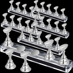 Blulu acrylic stand front view showing tidy display and easy access