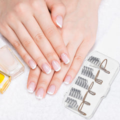 Blulu form clipped to finger demonstrating secure fit while working