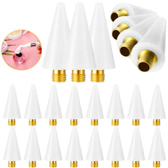 Blulu front packaging showing 16 white wax heads and clear storage case for organized supply