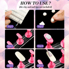 Blulu in use with hand painting tip showing precision and stability