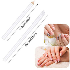 Blulu pointed cap detail doubles as cuticle pusher for tidy nails