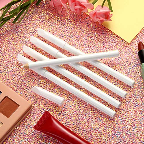 Blulu pencils next to finger showing compact size for travel convenience