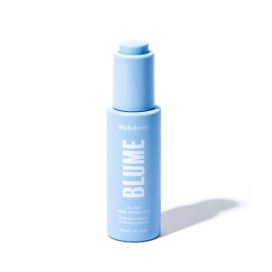 Blume Meltdown front bottle showing label and size for clear identification