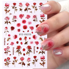 BMKKOT assortment of pink and red rose designs for creative mixing