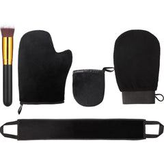 Boao kit front layout showing all five applicators for even tanning