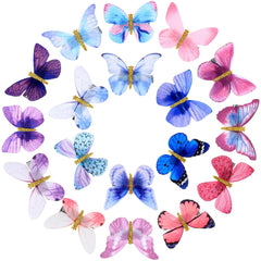 Boao front packaging showing 18 glitter butterfly clips and colorful variety benefit