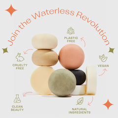 B.O.B eco-friendly packaging in bathroom scene promoting plastic-free benefit