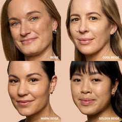 Bobbi Brown application with makeup sponge demonstrates buildable medium coverage and seamless blend