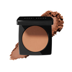 Bobbi Brown bronzing powder front pan showing product and label, easy-to-apply warmth