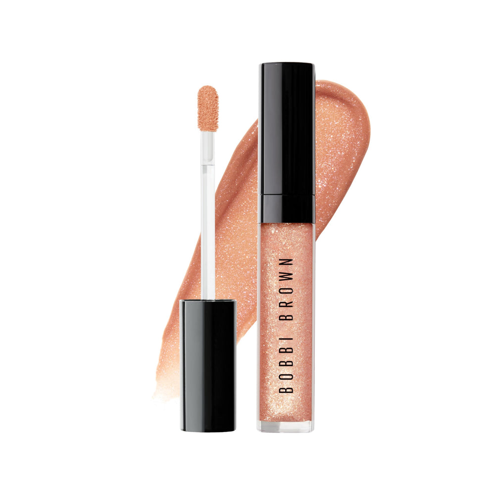 Bobbi Brown gloss front packaging showing Bellini shade and compact tube benefit portability