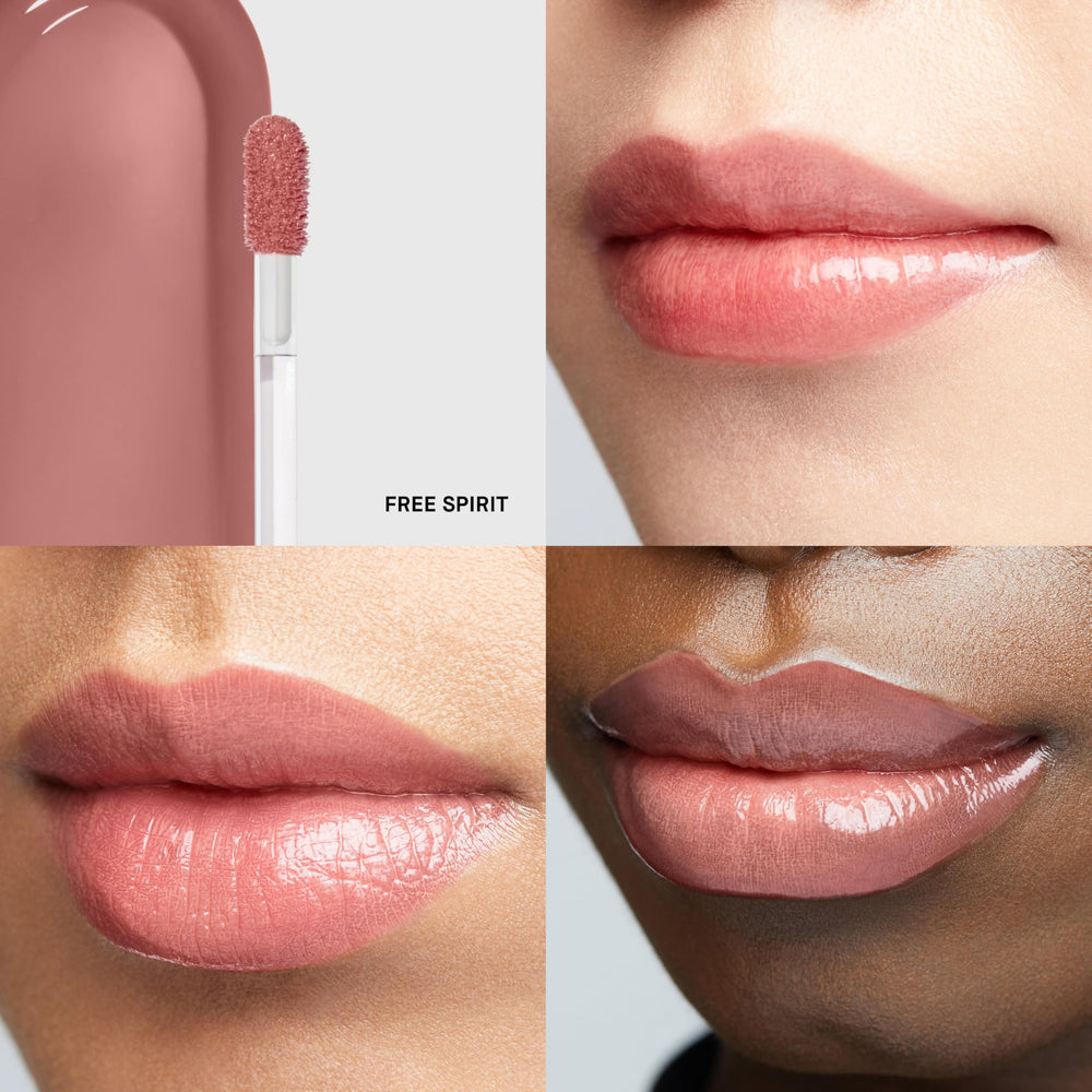 Bobbi Brown Free Spirit wand applicator with gloss drop, smooth controlled application