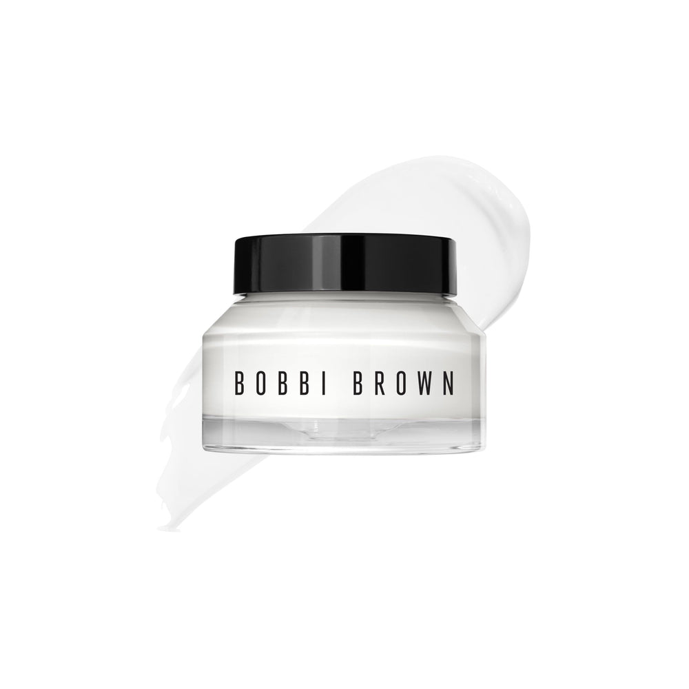 Bobbi Brown front jar view showing packaging and clear product benefits