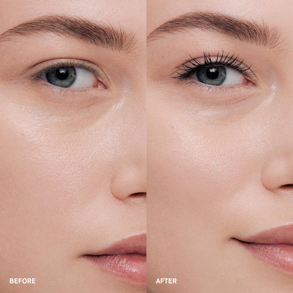 Bobbi Brown jumbo brush close-up displaying bristle shape for lift and separation benefit