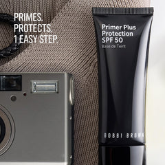 Bobbi Brown on bathroom counter lifestyle scene showing easy daily routine benefit