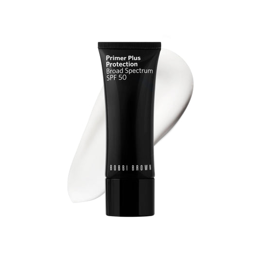 Bobbi Brown front tube view shows compact SPF protection and makeup-ready finish