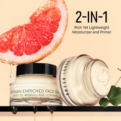 Bobbi Brown jar next to ruler showing 1.7 fl oz scale for accurate size benefit