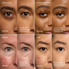 Bobbi Brown peach corrector swiped on hand demonstrating color payoff and blendability