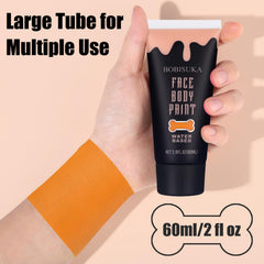 BOBISUKA orange paint texture close-up highlighting smooth coverage