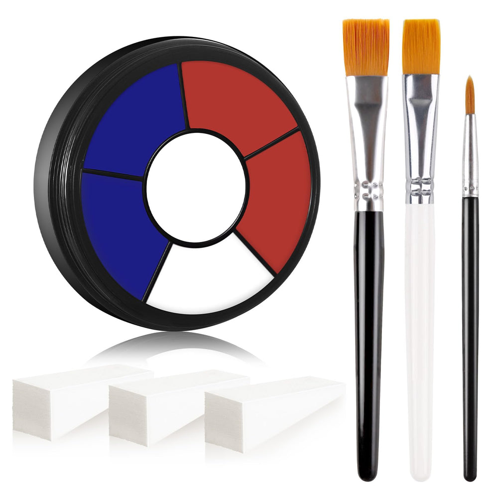 BOBISUKA front view of palette showing red white blue and tools, vibrant payoff