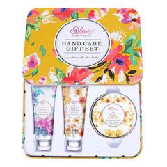 BODY & EARTH # LOVE front view of three travel tubes showing gift set benefit