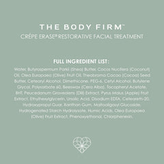 BODY FIRM botanical ingredients display, suggests natural TruFirm extracts and support