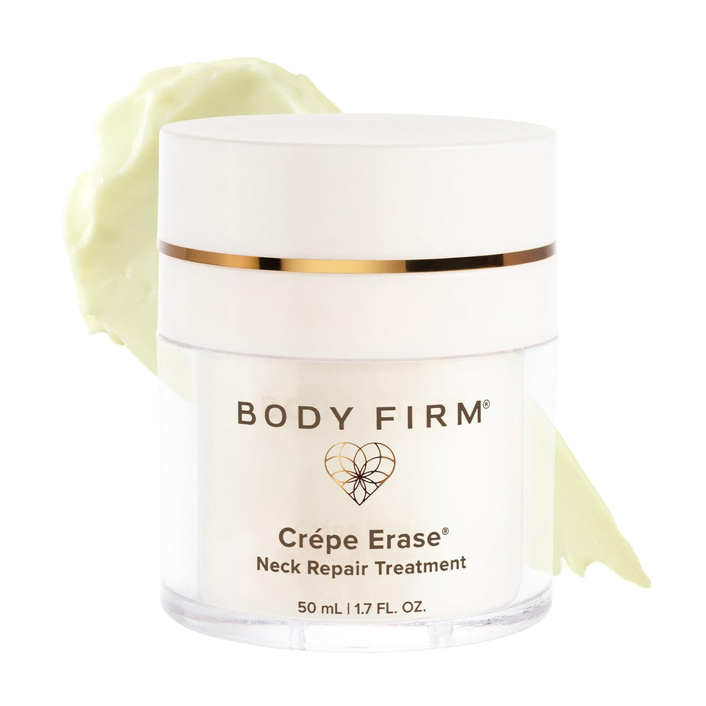 BODY FIRM jar front view showing product and smooth neck benefit