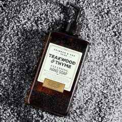 Body Prescriptions soap lather on hands showing deep-cleaning and moisturizing effect