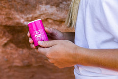 BodyGlide For Her ingredients label highlighting plant-derived and vitamin content