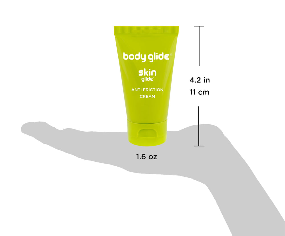BodyGlide Skin Glide protecting heel inside shoe, prevents blisters during activity