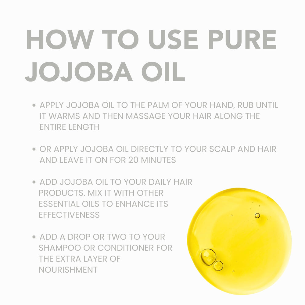 Applying BodyJ4You jojoba oil to hair ends to reduce frizz and add shine