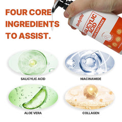 Bodylife label ingredients panel highlighting active salicylic acid benefit