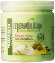 BOÉ COSMETICS Boe Mayoliva front packaging showing jar and label with benefit of deep conditioning