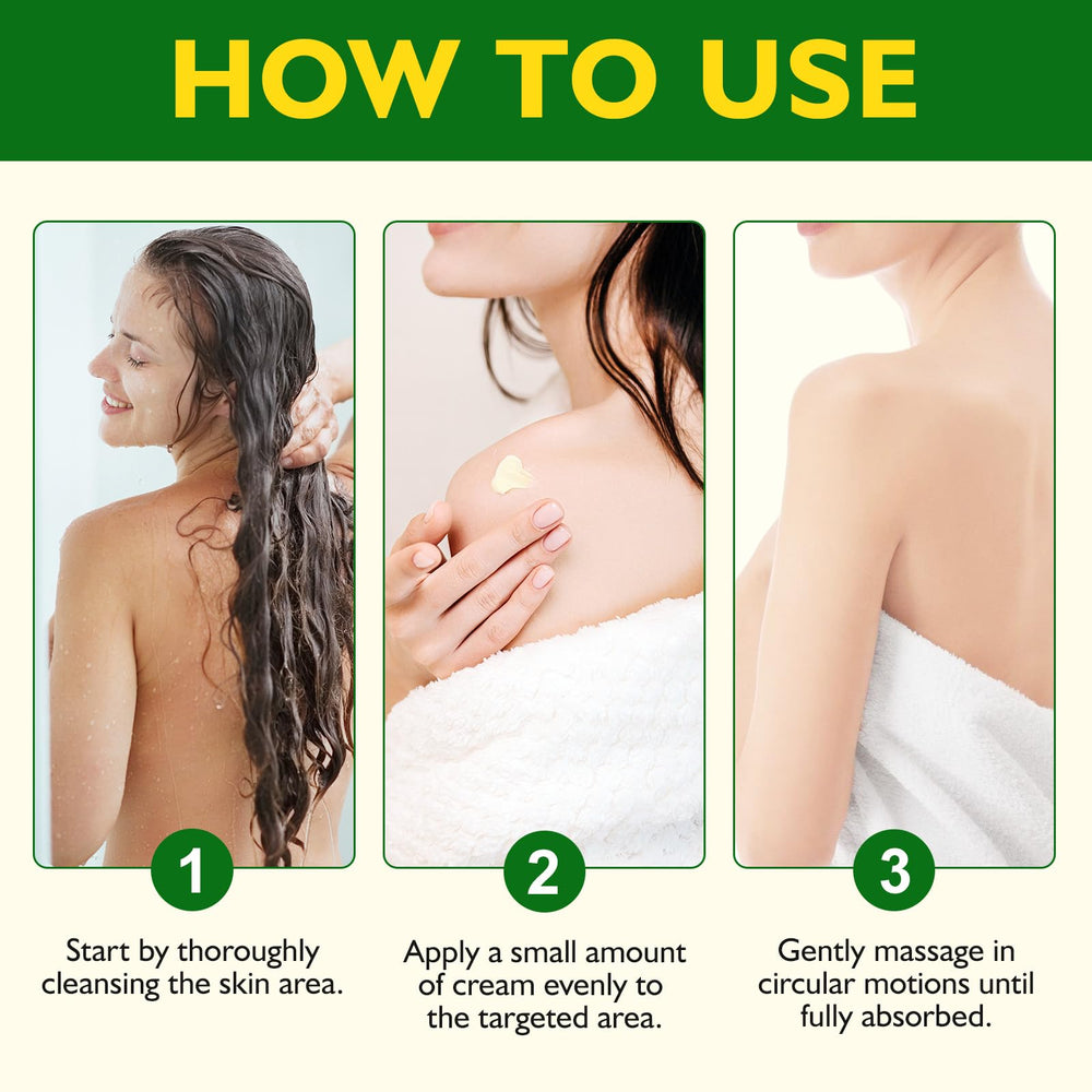 BOIUOITI applying cream to décolletage and hands illustrating multi-area nourishment benefit